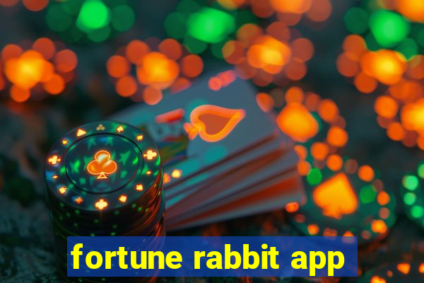 fortune rabbit app